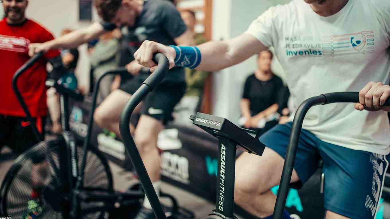 Athlete training at Ironwood Fitness gym in Kharkiv